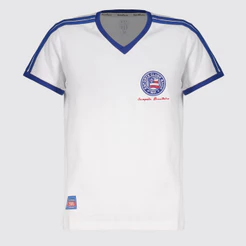 Camisa Bahia Retrô 1988 Juvenil Branca