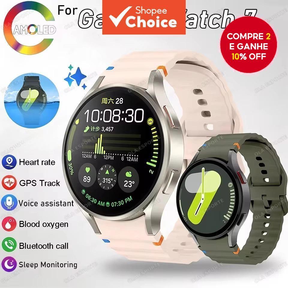 Novo Smartwatch Relógio Inteligente 2025 Para Samsung Galaxy Watch 7 Mini Monitor De Saúde Chamada Voz GPS Rastreador Es
