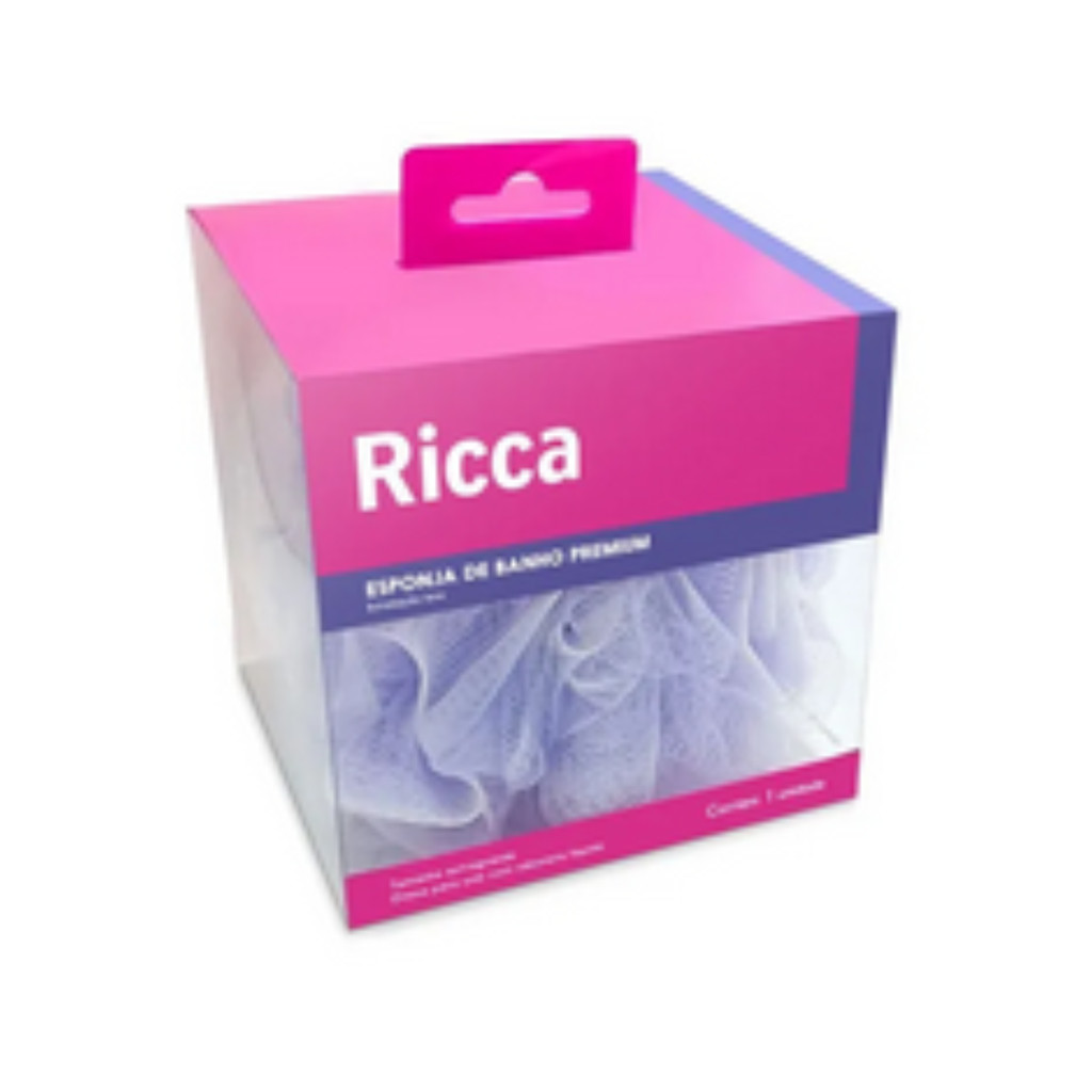 ESPONJA DE BANHO SUPER MESH PREMIUM RICCA  3441 em Oferta na Shopee