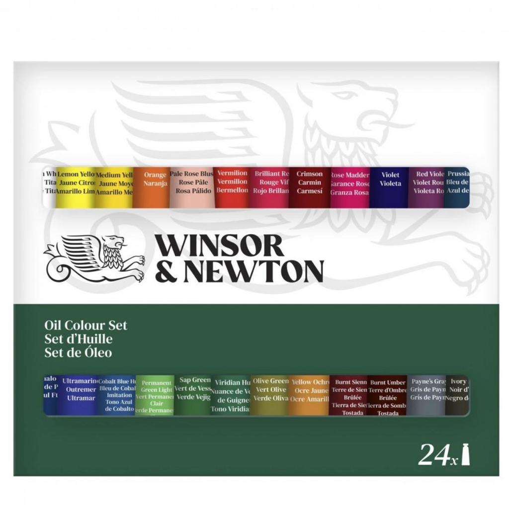 Tinta Óleo Winsor & Newton Discover - Kit com 24 Cores em Oferta na Shopee