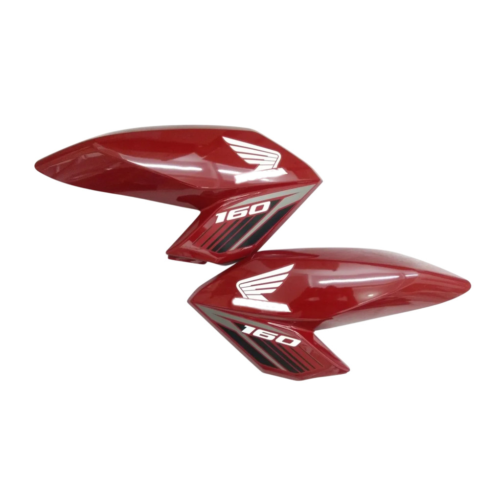 Carenagem Protetor Abas Tanque Fan 160 vermelho 2018 sem complemento