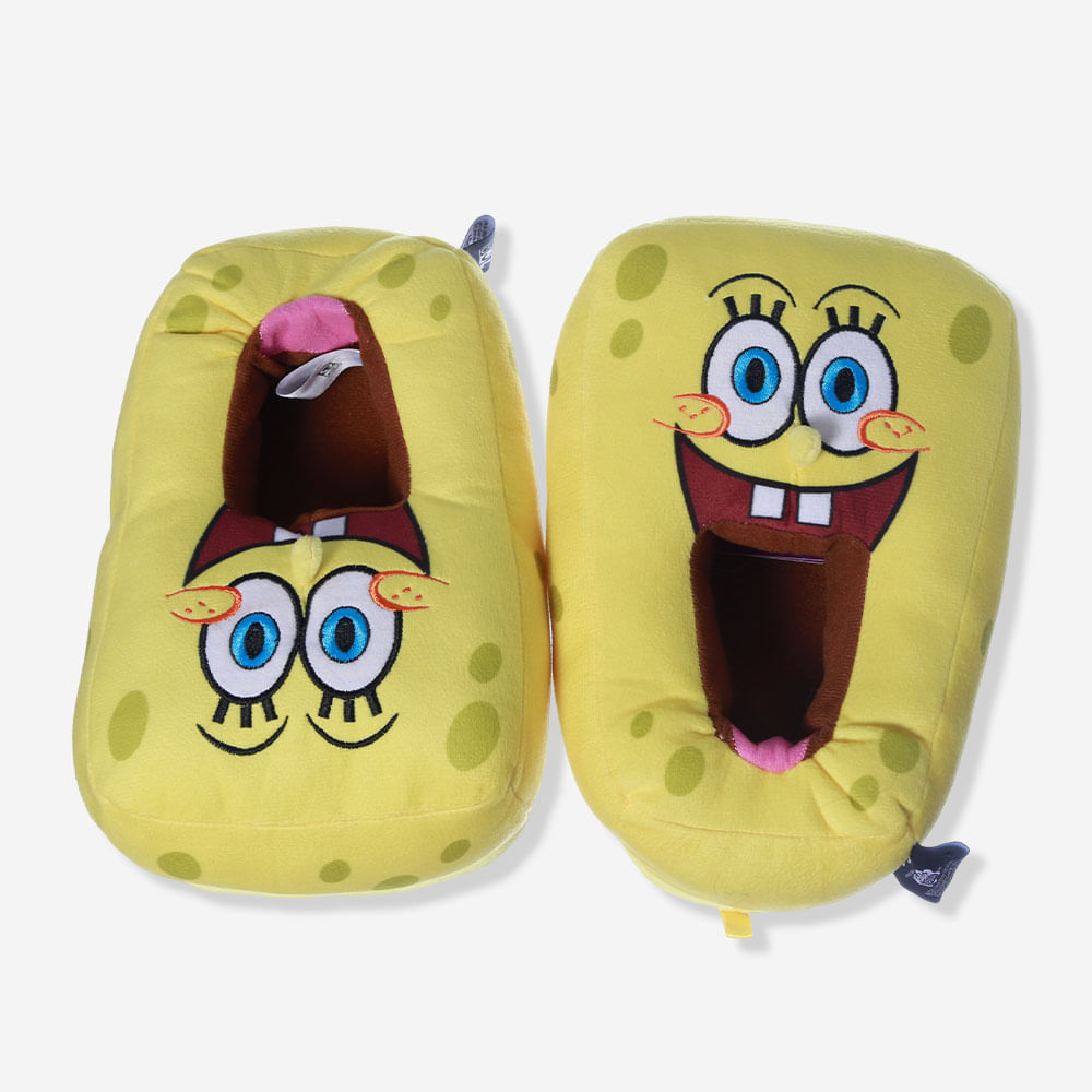 Pantufa 3D Bob Esponja em Oferta na Shopee