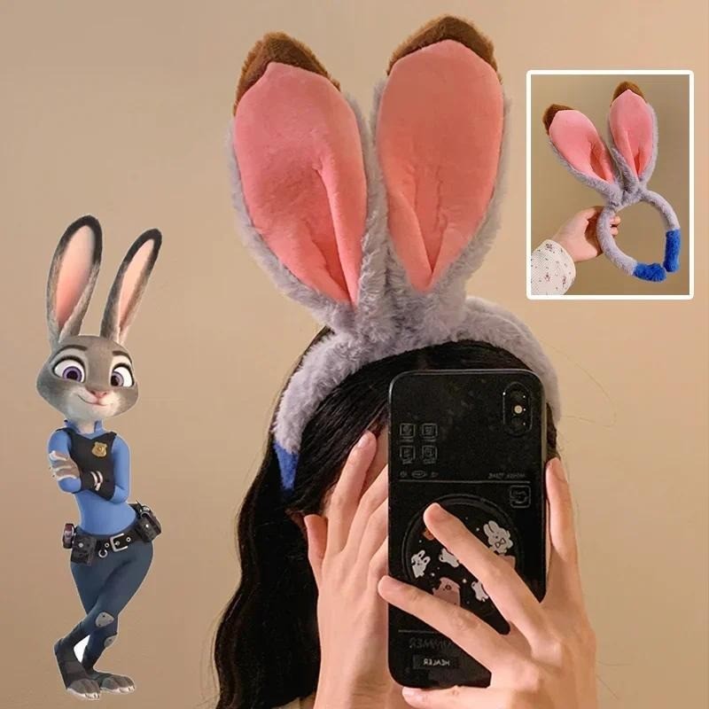 Faixa De Cabelo De animal Judy Cosplay Bandana Acessórios Bonito Dos Desenhos Animados Kawaii Parque Brinquedos Crianças