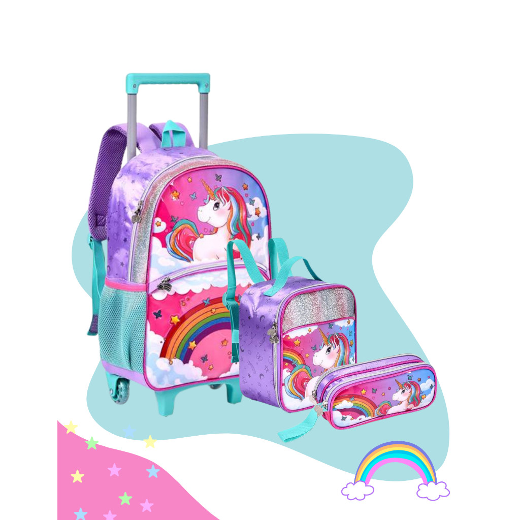 Mochila Escolar com Rodinhas Menina: Onde Comprar | BuscaProdutos
