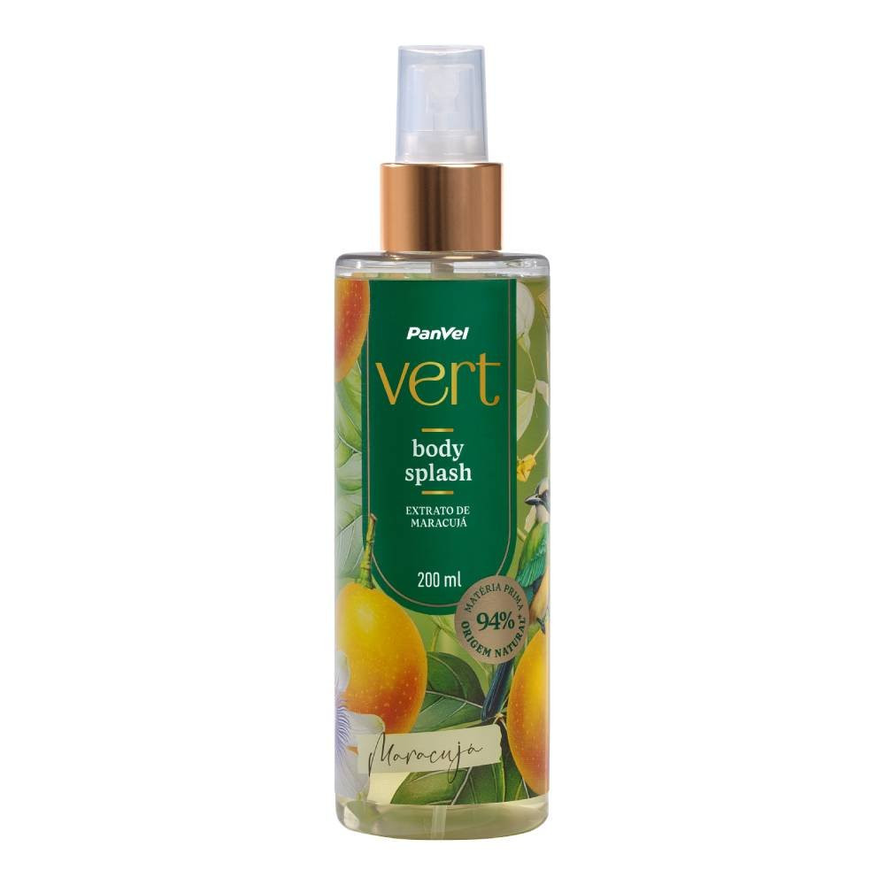 Body Splash Desodorante Corporal Maracujá Panvel Vert 200ml em Oferta na Shopee