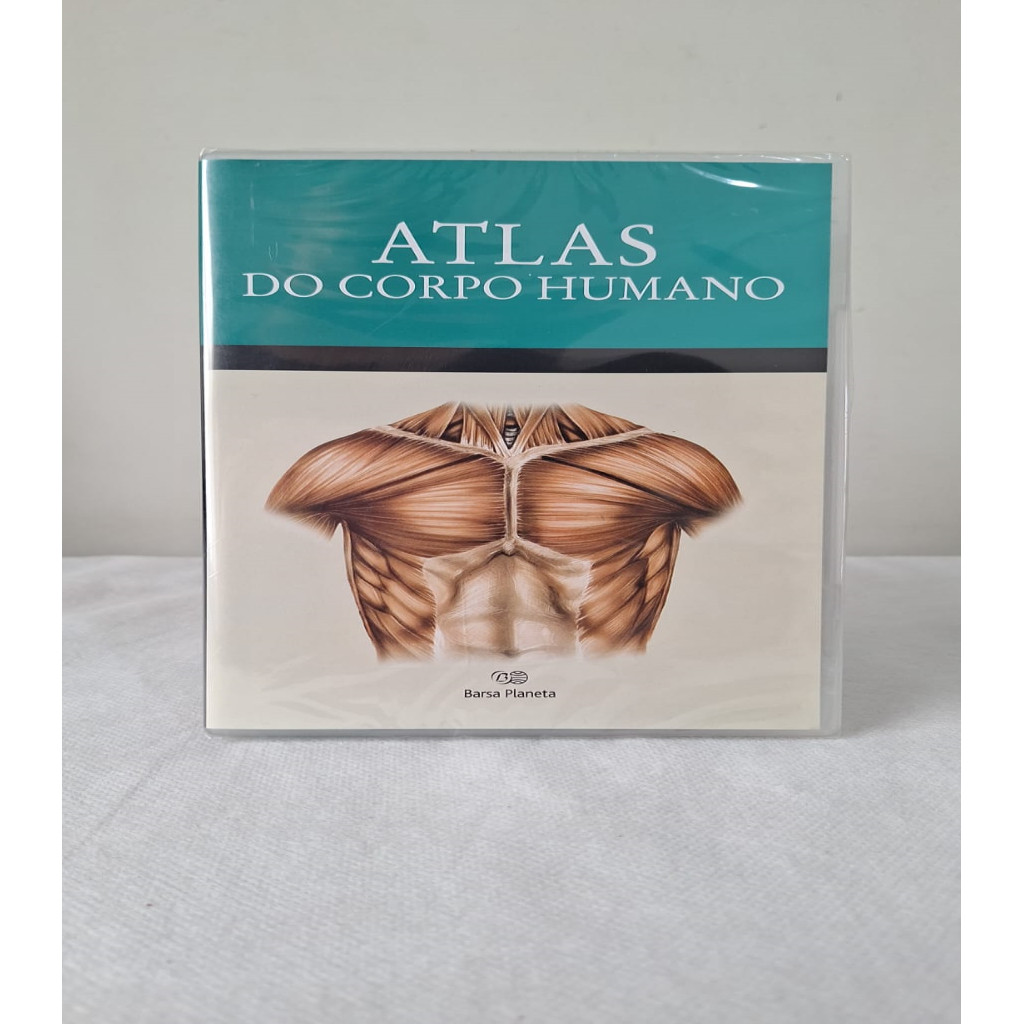 DVD Atlas do Corpo Humano - Barsa Planeta - lacrado editora Barsa Planeta