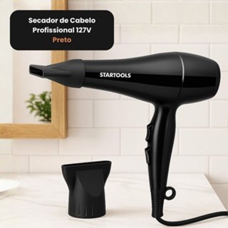 Secador De Cabelo Profissional Potente 1800W Alta Performance 127V Preto em Oferta na Shopee