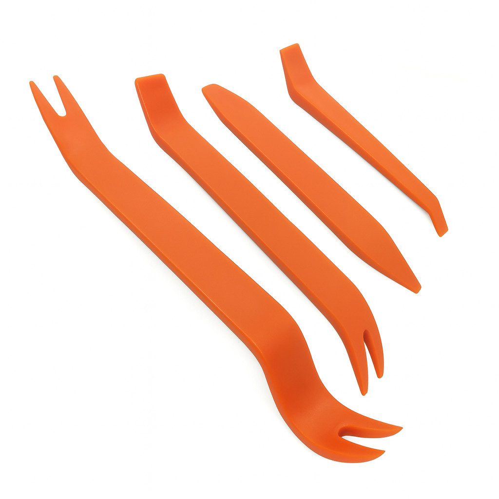 Kit 4 Espátulas Plásticas Remoção Painel Forro Porta Carro Molduras Frisos Automotivo Veicular em Oferta na Shopee