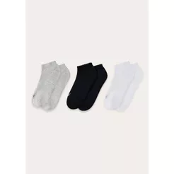 Kit 3 Pares de Meia Esportiva Cano Curto