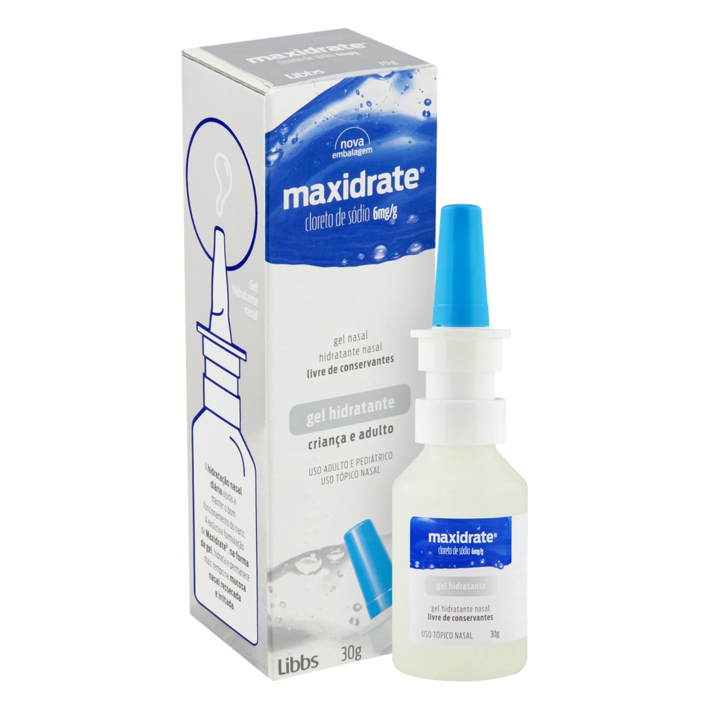 Maxidrate Gel Hidratante Spray 30g Sem Cor