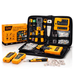 Kit Ferramentas Rede RJ45 Alicate Crimpador Testador 10 Peças