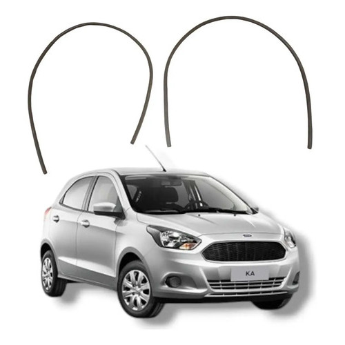 Par Borracha Vedação Dianteira Ford Ka 2017