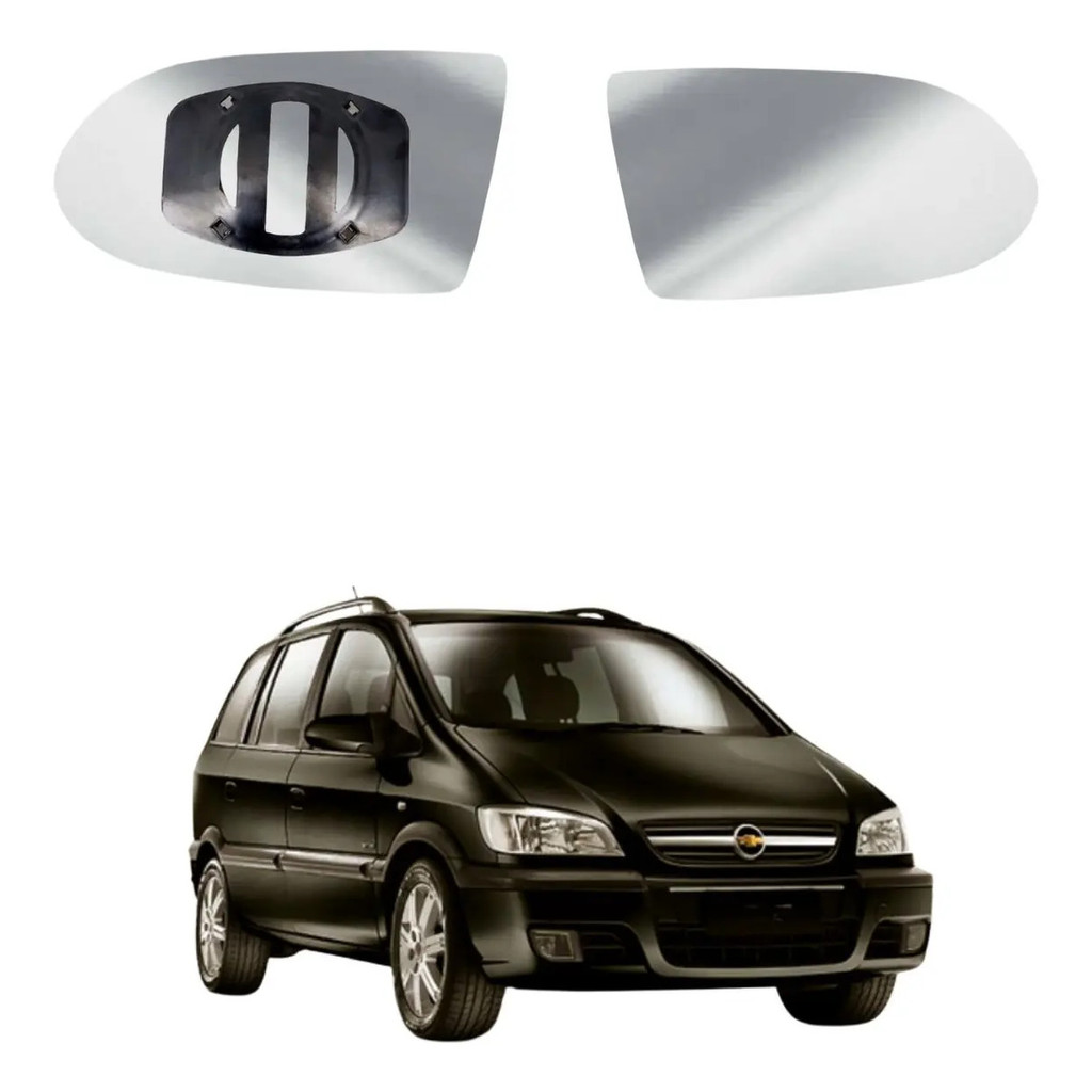 Lente Espelho Retrovisor Zafira 01 À 12 - Direito Convexo