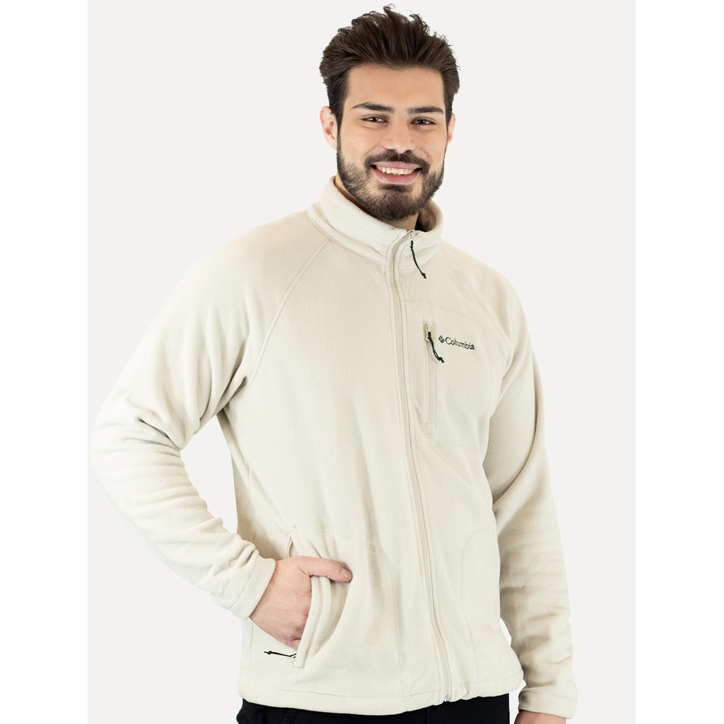 Jaqueta Columbia Fleece Fast Trek II Full Zip Cáqui Claro