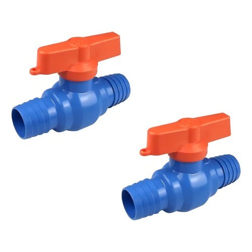 Kit 2 Registros Esfera Cipla 3/4 Válvula Esférica Irrigação Pbt Robusto