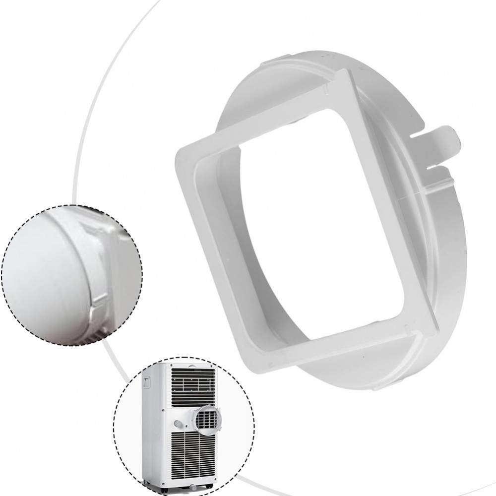 Adaptador De Mangueira De Escape Redondo Quadrado 150MM Para Condicionadores De Ar Portáteis Comfee