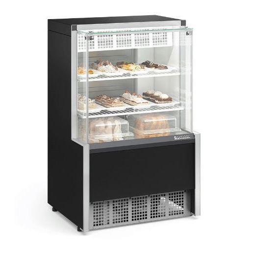 Vitrine Refrigerada Confeitaria Dupla Função Linha Aurora 0,74m GPEA-075R/PR/220V - Gelopar