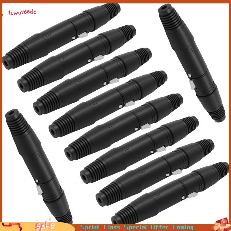 10 Pares XLR 3 Pinos Microfone Cabos De Áudio Plug Conectores Macho Fêmea MIC Cobra Cabo