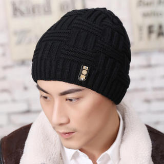 Gorro de malha Skullies Beaines, gorros de inverno para homens e mulheres, gorro moderno com máscara, gorro quente e gro