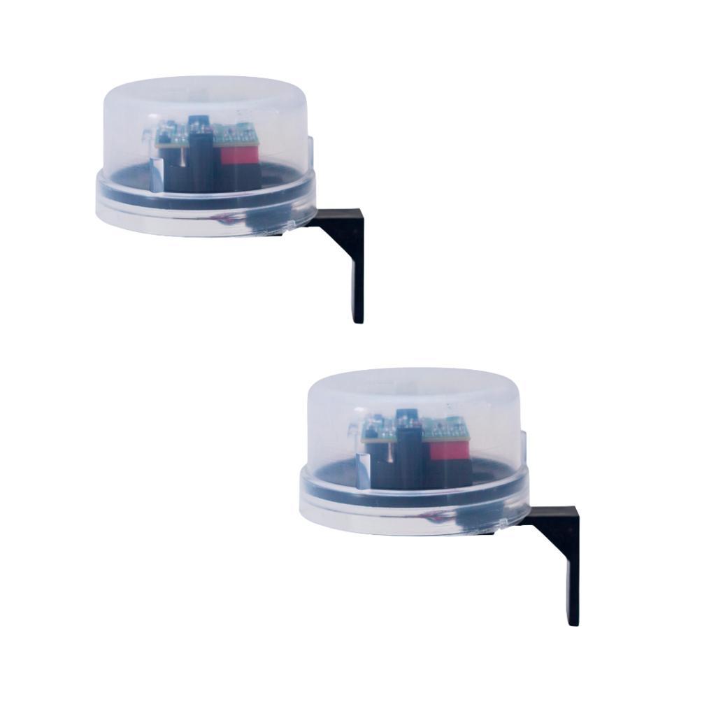 Kit 2 Rele Sensor Corujito Bivolt Automático Noturno Com Suporte/Base Qualitronix QR51