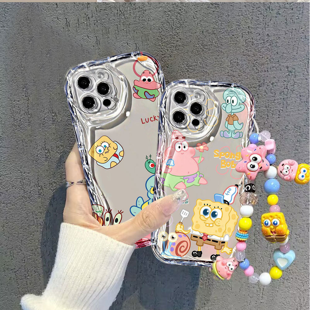 Capa Para POCO X7 Pro X6 X5 F6 F5 F3 X4 M6 M4 X3 C75 C65 C71 C40 M5S Mi14 12 11Lite Bonito Encantador Bob Esponja Caso D em Oferta na Shopee