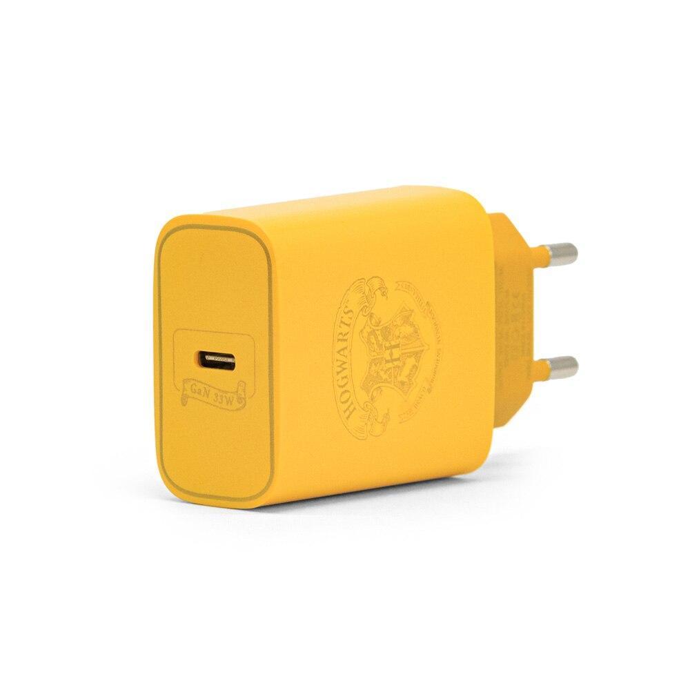 Carregador USB-C 33W Amarelo | Lufa-Lufa Harry Potter - iWill em Oferta na Shopee