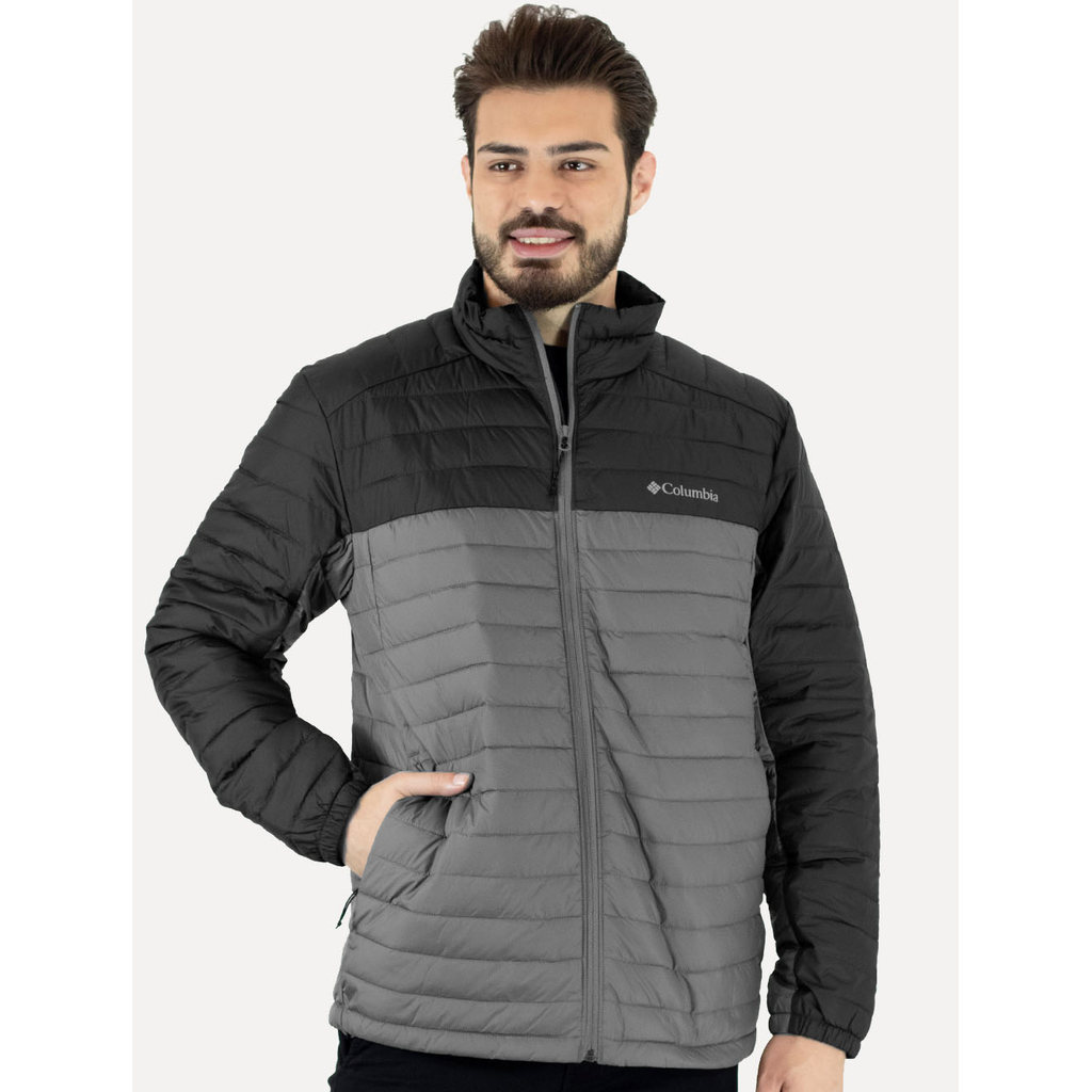 Jaqueta Columbia Masculina Silver Falls II Original Preta/Cinza