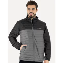 Jaqueta Columbia Masculina Silver Falls II Original Preta/Cinza