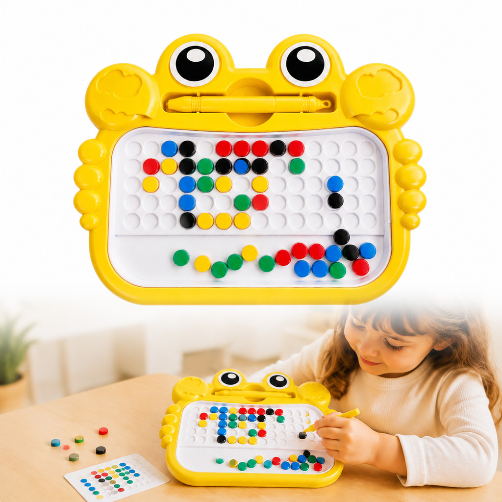 Lousa Magnética Infantil Montessori Brinquedo Educativo com Caneta Magnética