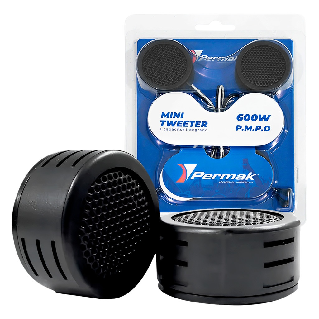 Par Mini Tweeter De Alta Frequência 600W 8 Ohms Porta Coluna