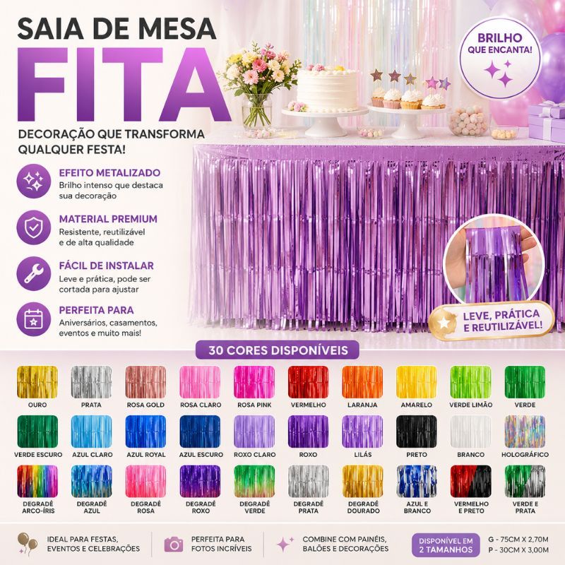 Painel Cortina Metalizada Quadradinhos 1x2 Festa Decoração Aniversário Brilhante Luxo