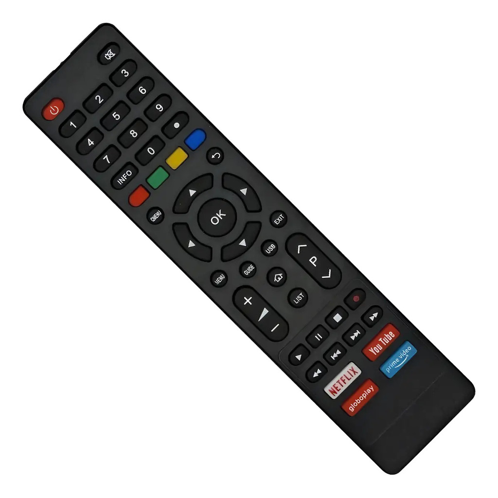 Controle Compatível Philco Ptv42g70n5cf Tv Smart Com Netflix