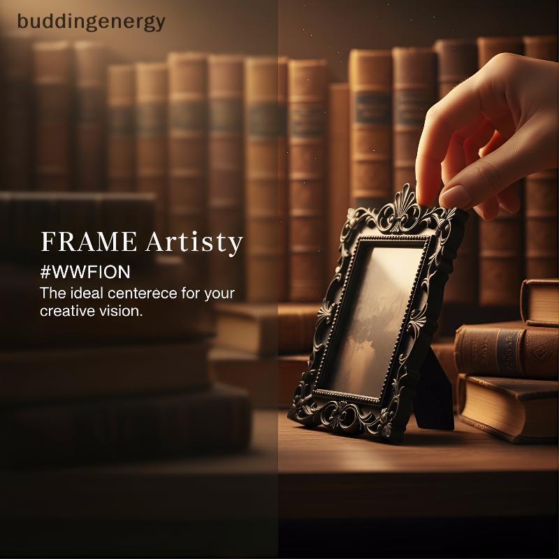 { BUDDI } Moldura Para Fotos De Decoração De Casa , 1 Peça , Estilo Afiado , Material De Resina , Arte De Parede DIY Qua
