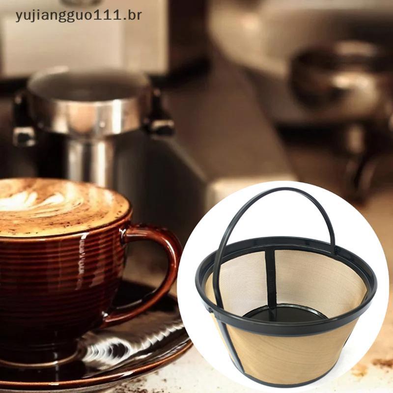 # Novo Suporte De Filtro De Cafeteira Reutilizável Cesta De Malha Gotejador Ferramentas De Utensílios De Cozinha .