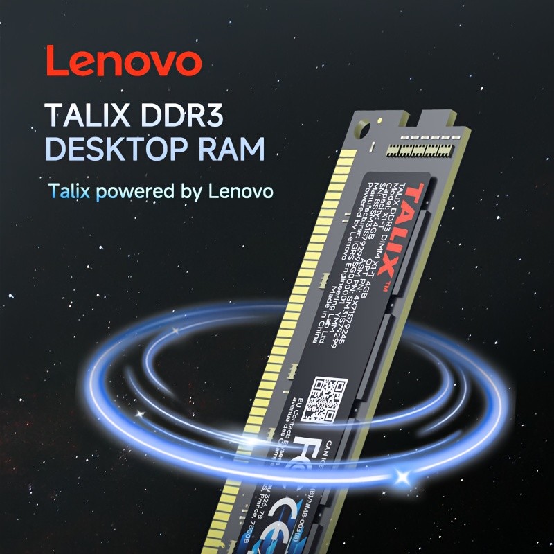 Pen drive USB de alta velocidade Lenovo Talix DDR3 1600Mhz 1.1V, disponível nas capacidades de 4GB e 8GB, adequado para