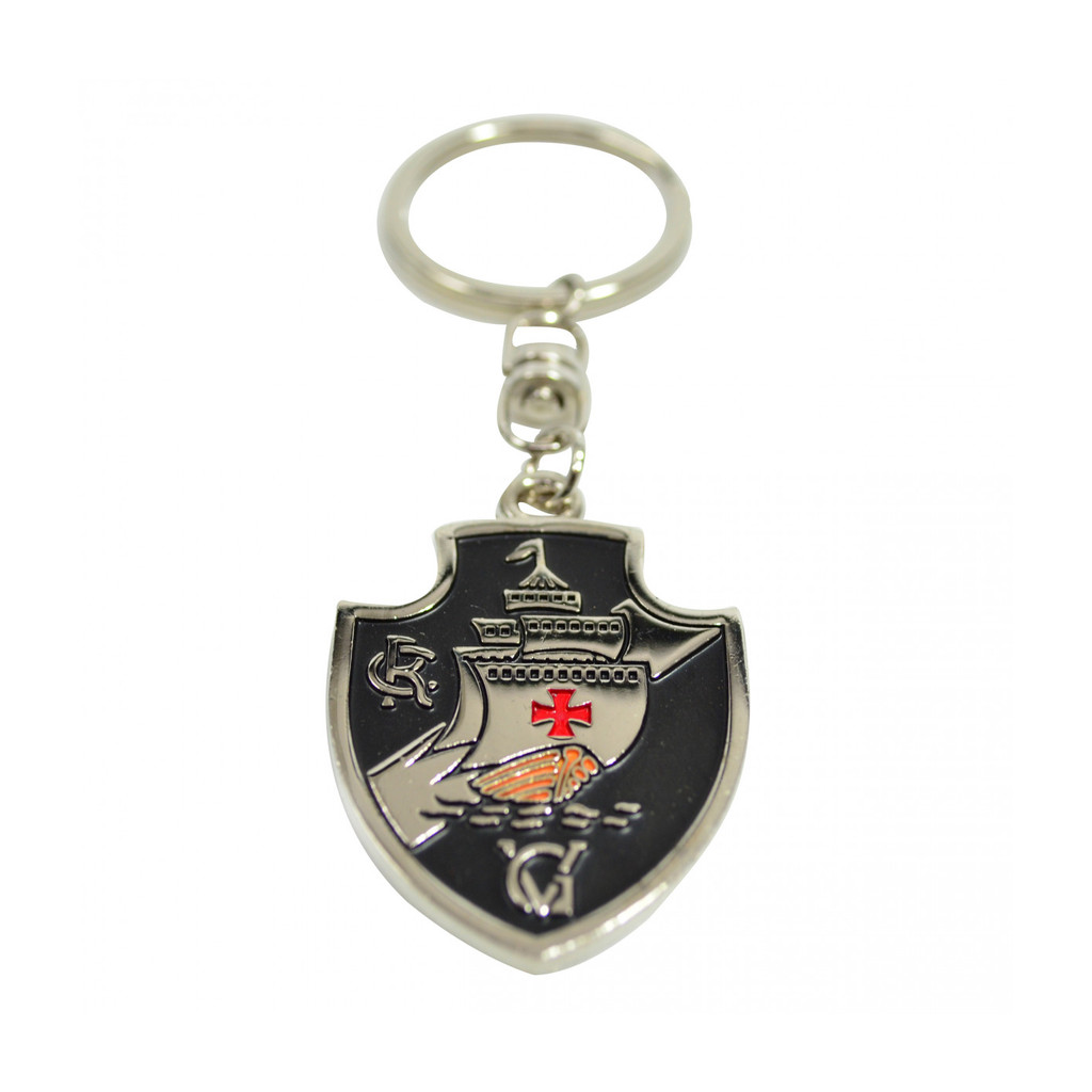 Chaveiro De Metal com Brasão De Time - Vasco