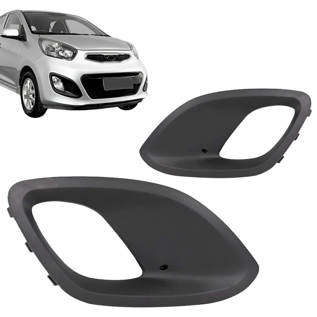 Grade Moldura Milha Picanto 2012 2013 2014 2015 Com Furo