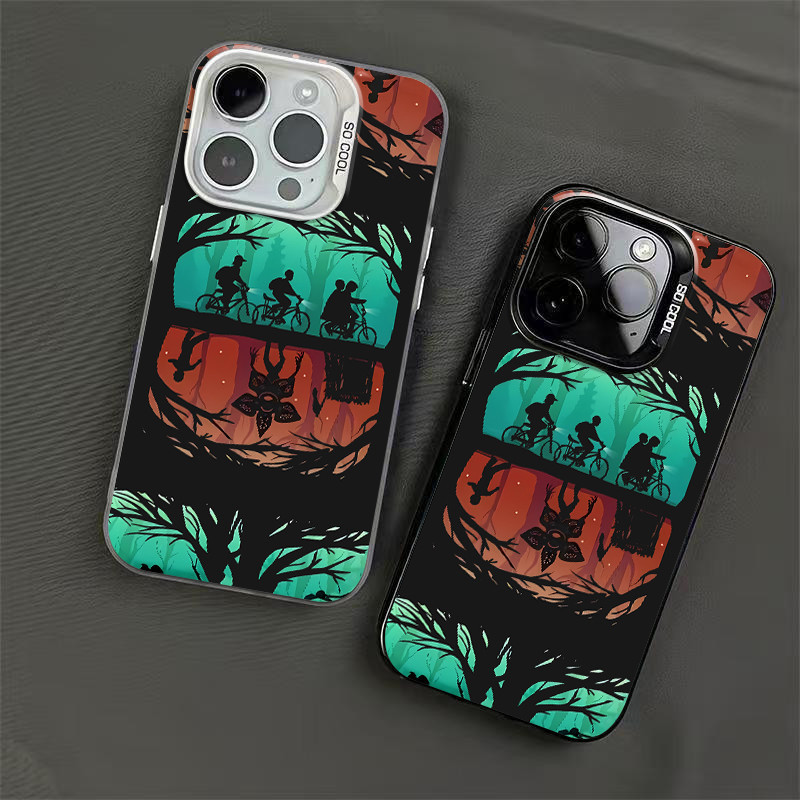 Capinha de celular Retrô Stranger Things para Samsung S22 S24 S23 Ultra S20 S21 S23FE S25 A15 A17 A07 A03 A04S A71