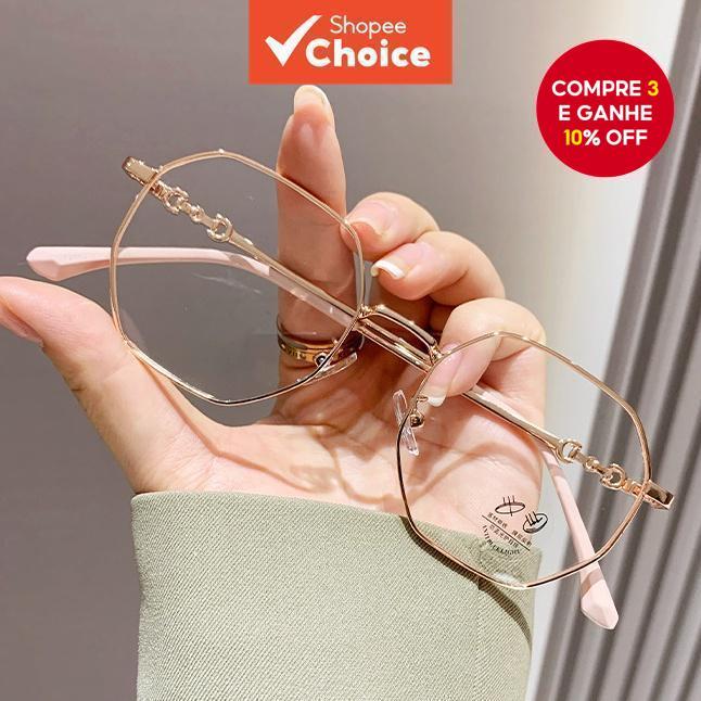 Óculos Bloqueadores De Luz Azul Para Mulheres – De Computador Anti-Radiação Com Lente Transparente , Proteção Tensão Ocu