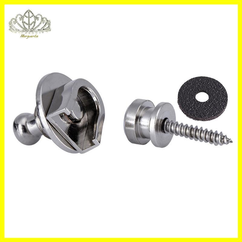 Margu Guitar Strap Lock Metal Bass Studs Anti-offGuitar Locks Erite