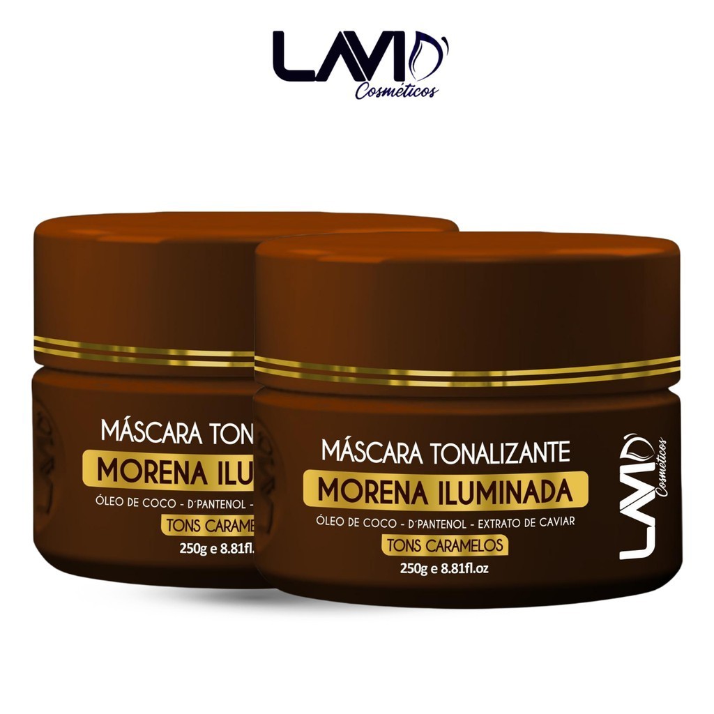 Kir 2 Tonalizante Moena Iluminada 250g LAVID em Oferta na Shopee
