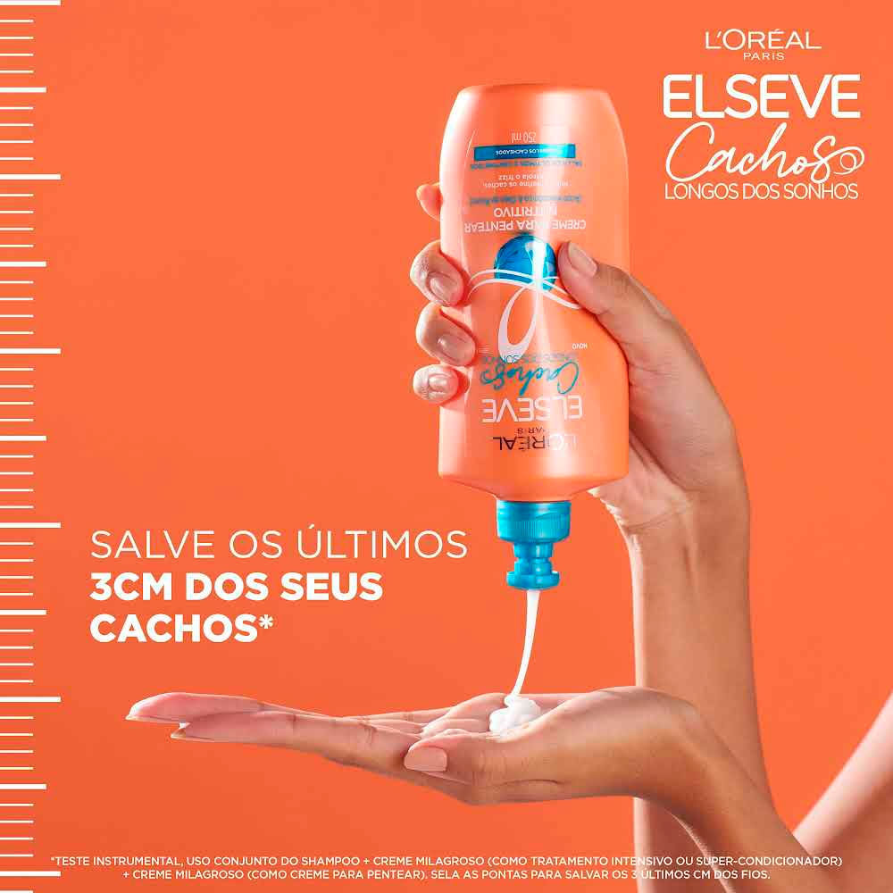 Detalhes do Creme Para Pentear Elseve Cachos Longos Dos Sonhos 250ml