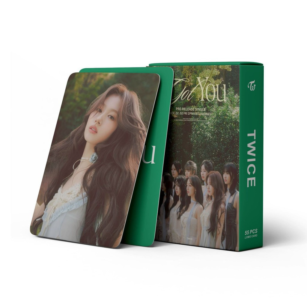55 Pçs/set TWICE Photocards Eu Te GOT Álbum LOMO Carrinho Postal Para Fãs