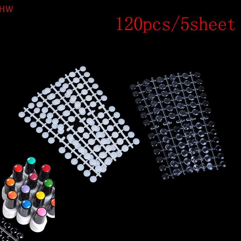 Paleta de cores para nail art e maquiagem com 120 peças, cabeça plana, usada para nail art, cartela de cores de gel, car