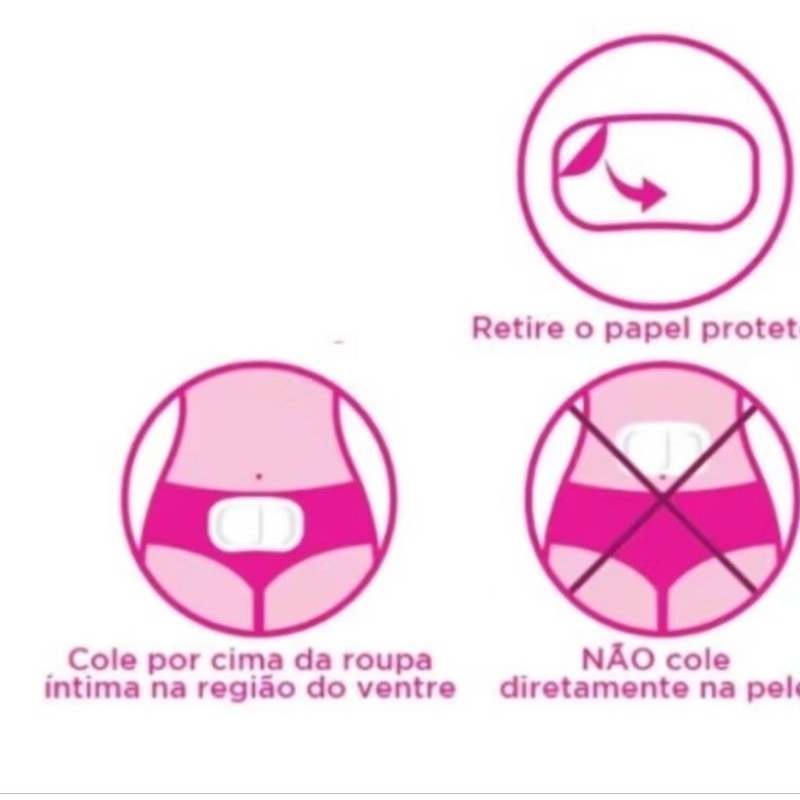 Adesivo térmico para cólicas JJ — imagem 2 de 2