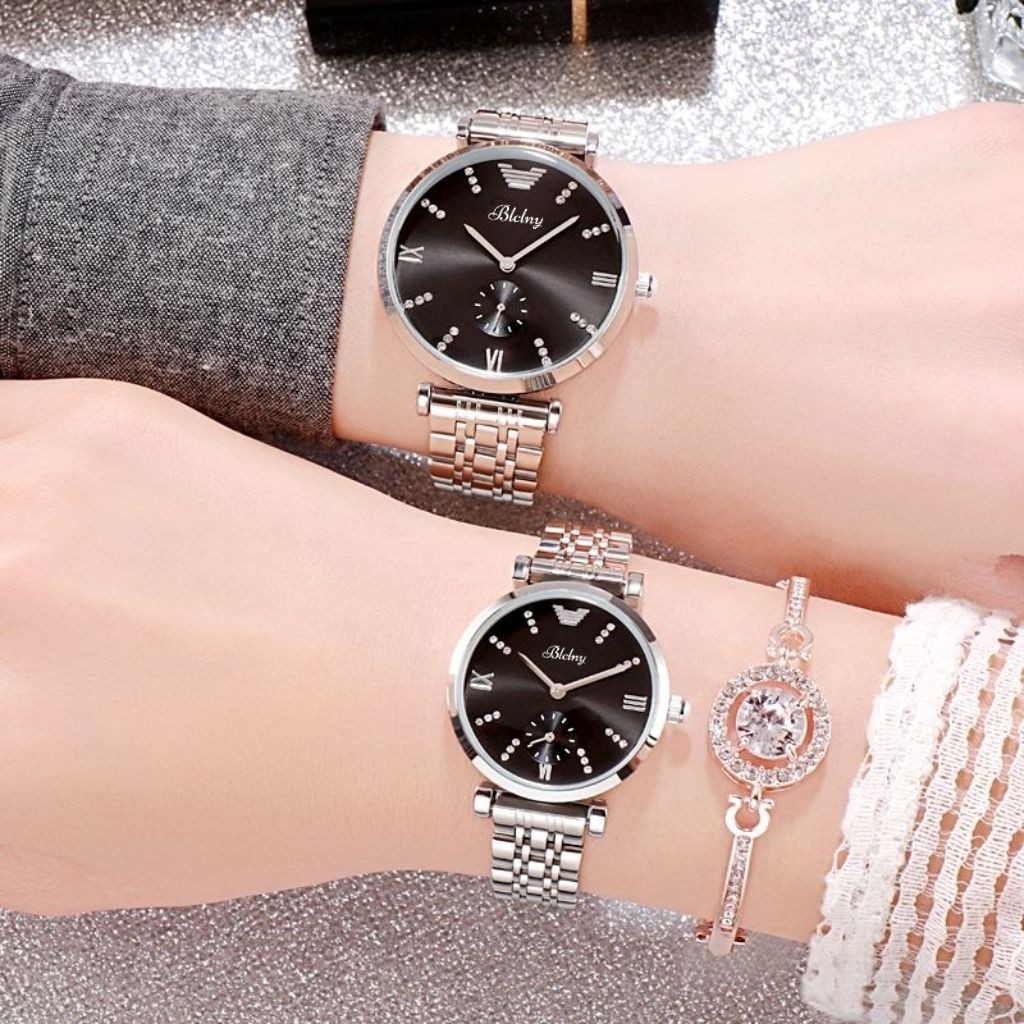 Relógio masculino relógio feminino moda na moda relógio feminino estudante versão coreana casal relógio par vida à prova