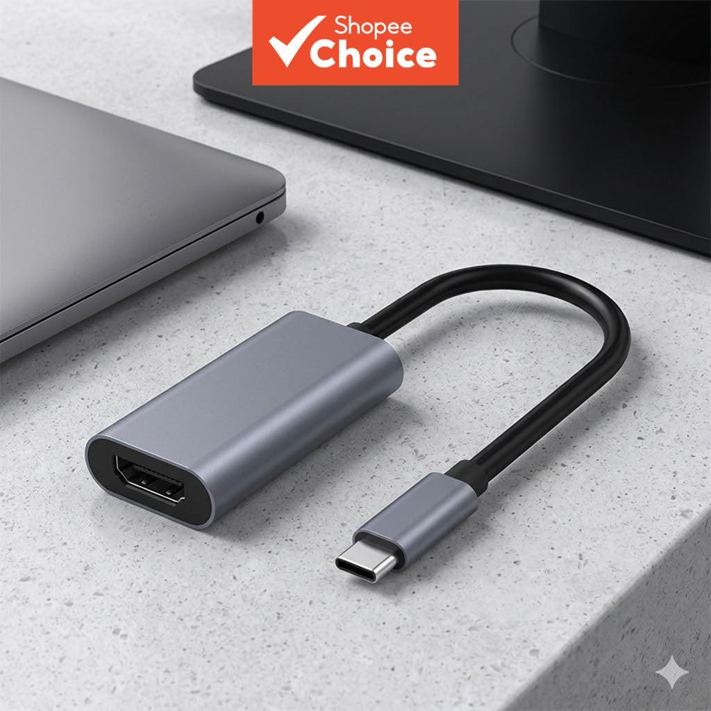 Adaptador USB-C para HDMI 4K 60Hz HD Tipo-C 3.1 para HDTV Conversor para MacBook Pro Laptop Elite X
