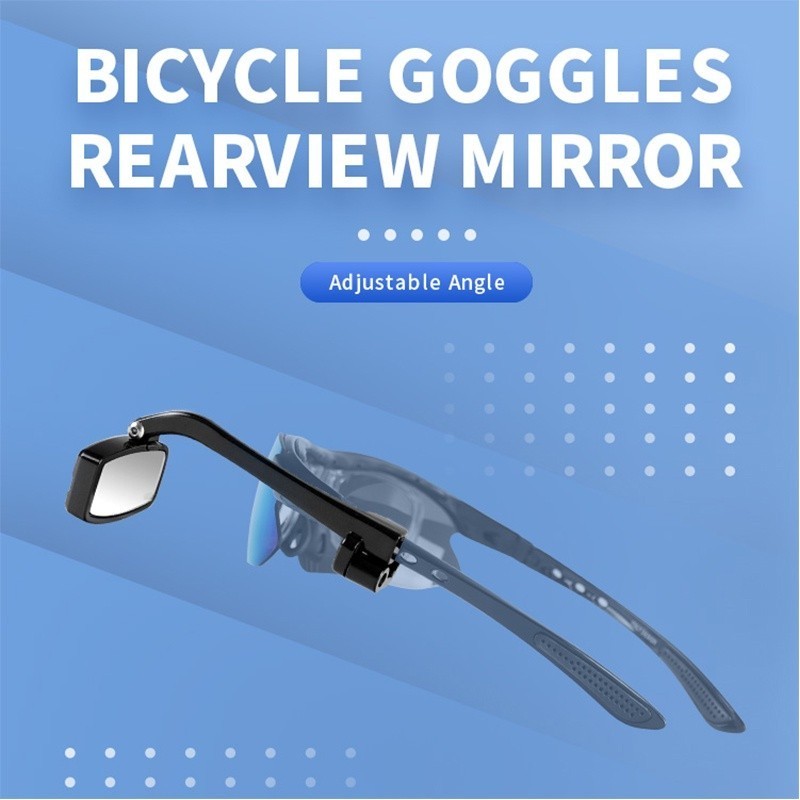 Óculos De Bicicleta Espelho Retrovisor Ajustável MTB Estrada Capacete Universal Profissional Peças Da