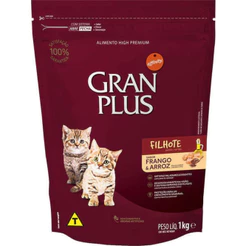 Ração pra Gatos Filhotes Frango e Arroz 1kg GranPlus