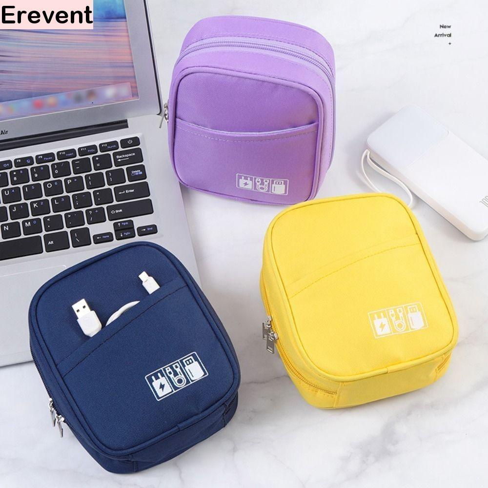 SUNSET Bolsa de Cabo de Viagem à Prova de Choque, Armazenamento Digital Multifuncional para Acessórios Eletrônicos